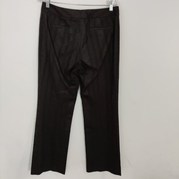 Tahari Women's Suit Pants Size 10 Trousers in Brown Mafia Boss Old Money - Picture 3 of 11